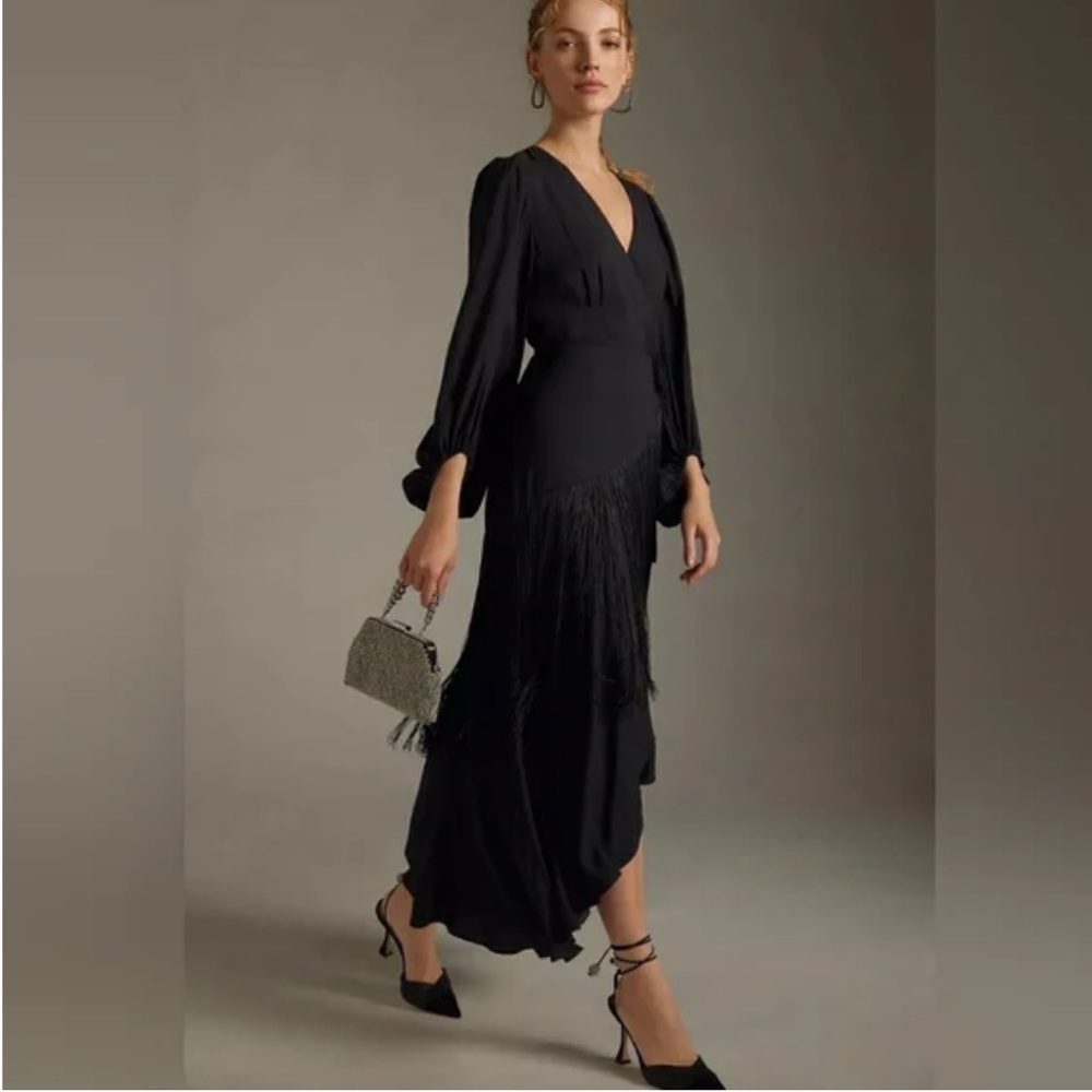 ANTHROPOLOGIE HUTCH FRINGE DRESS
